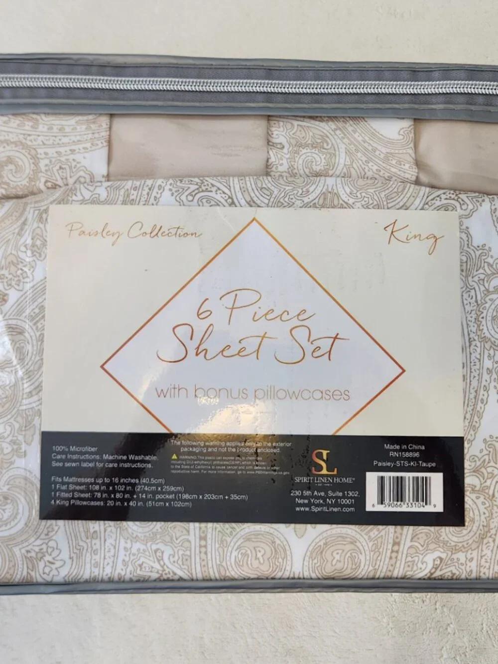 Spirit Linen Home brand new